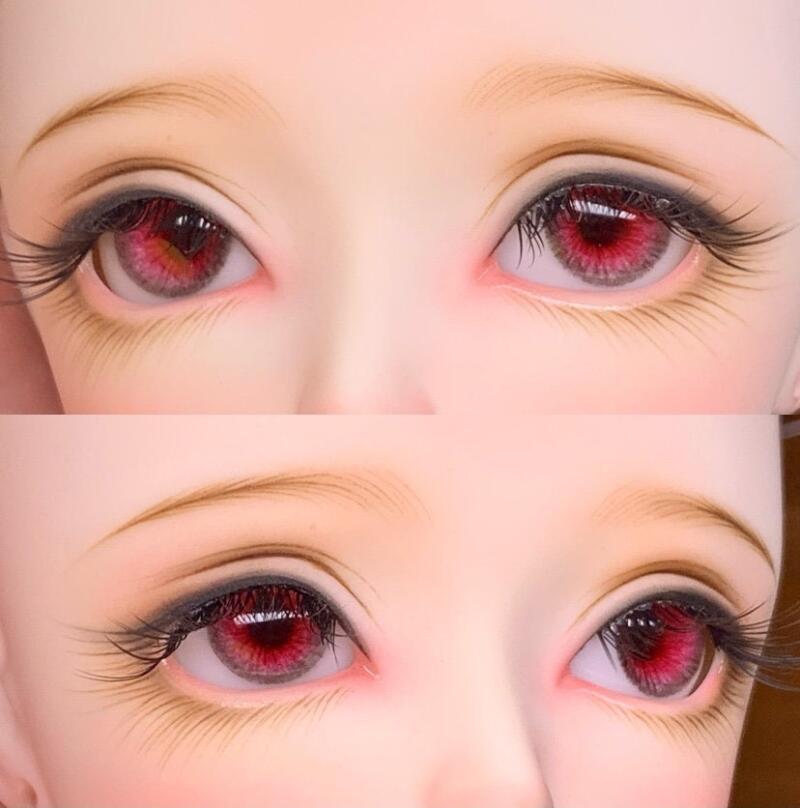 Delicate red BJD doll eyes - Knewland